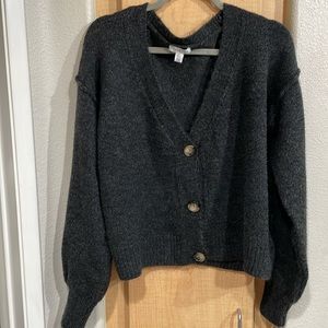 Charcoal Gray Topshop Sweater